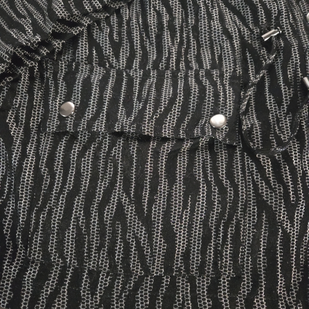 Ruby Rd. Black and Gray Utility Jacket - image 2